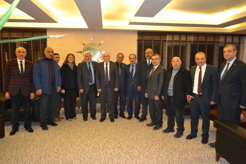 KESOB'DAN AK PARTI'YE HAYIRLI OLSUN ZİYARETI